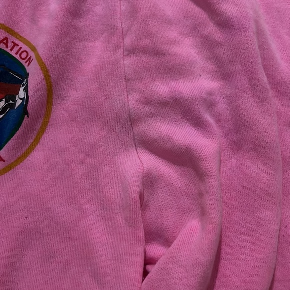 Womens Aviator Nation Sweatpants Neon pink Size Medium - Picture 5 of 8
